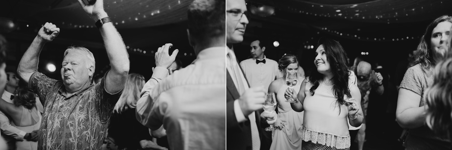 Black and white wedding dancing photos